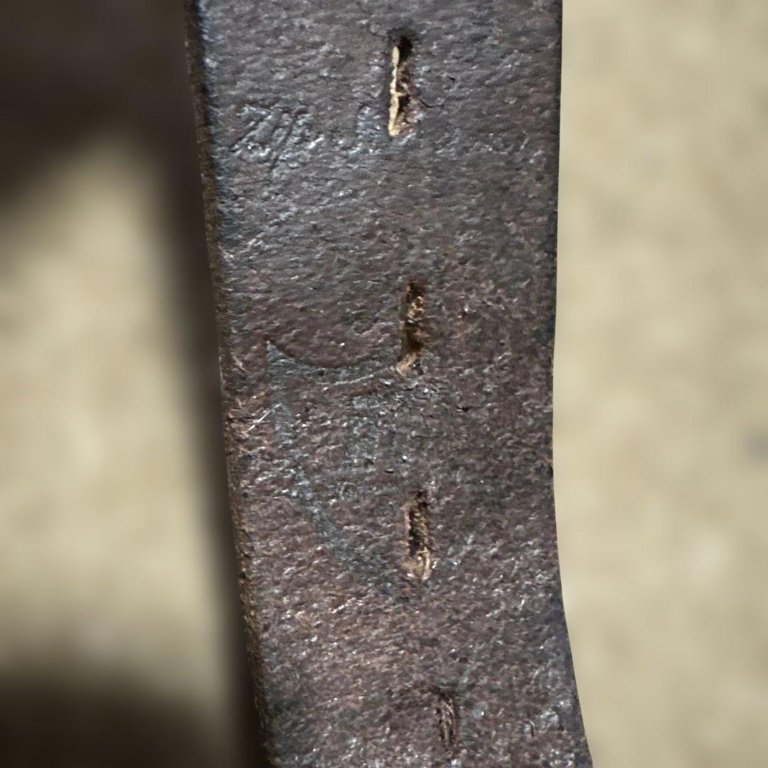 34inch HTC ターコイズ　エンドオンリー　レザースタッズベルト