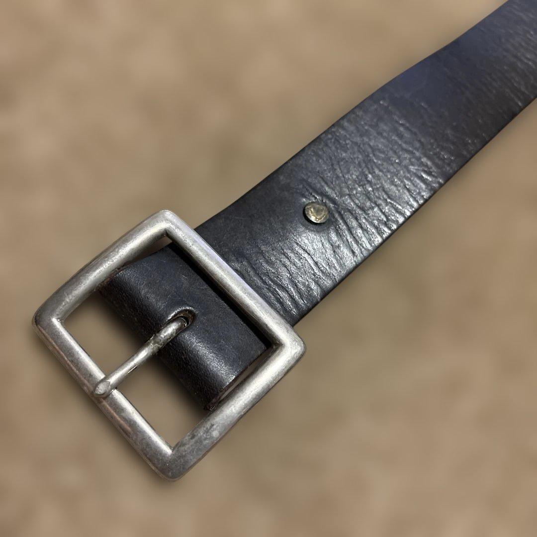 34inch HTC ターコイズ　エンドオンリー　レザースタッズベルト