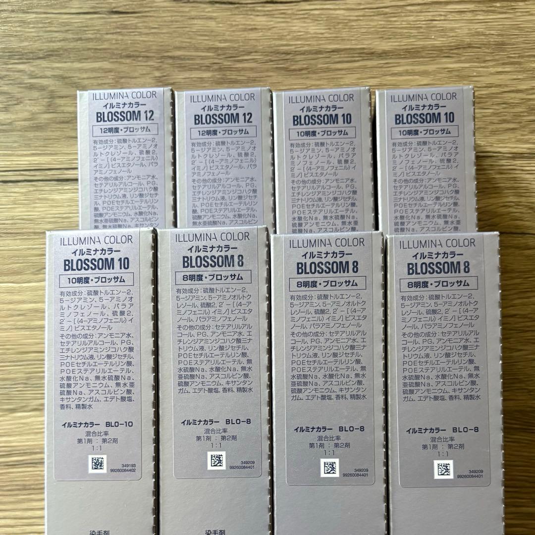 イルミナカラー　ブロッサム　8本セット
