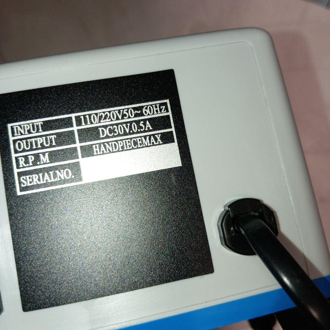 マイクロモーターシステム Eタイプハンドル フットペダル付き 研磨工具セット付属