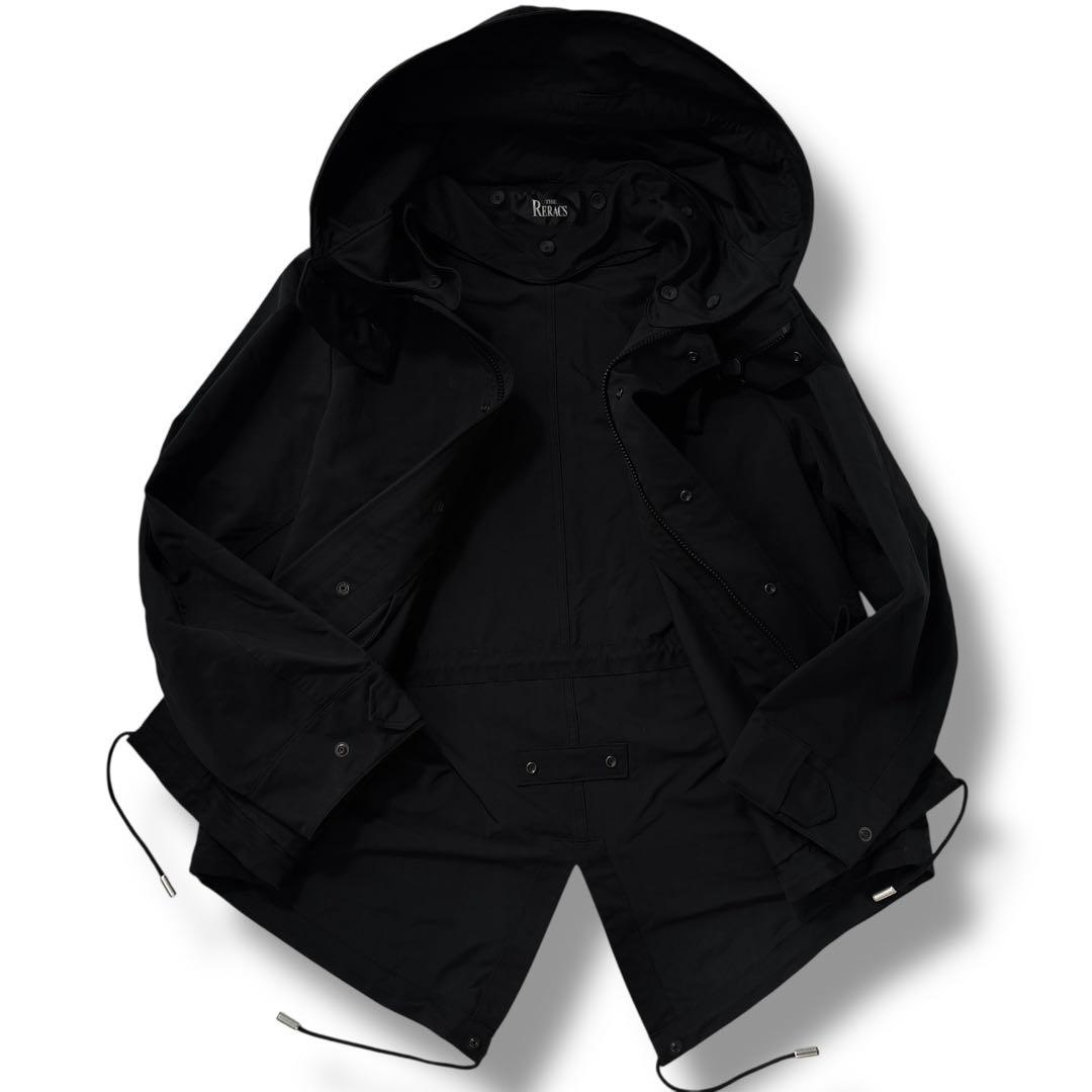 【極美品】THE RERACS　ザリラクス　モッズコート 黒　ブラック　L