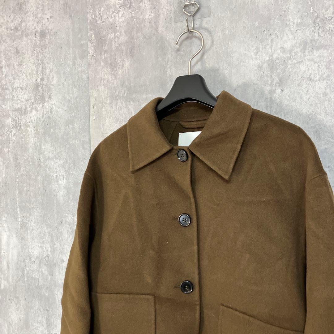 COS ボクシー ダブルフェイスウールジャケット S