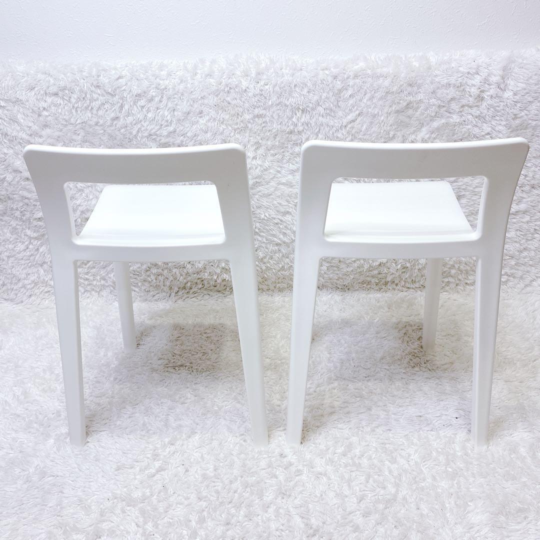 ENOTS エノッツ ミニマルチェア ホワイト 岩谷マテリアル スタッキング