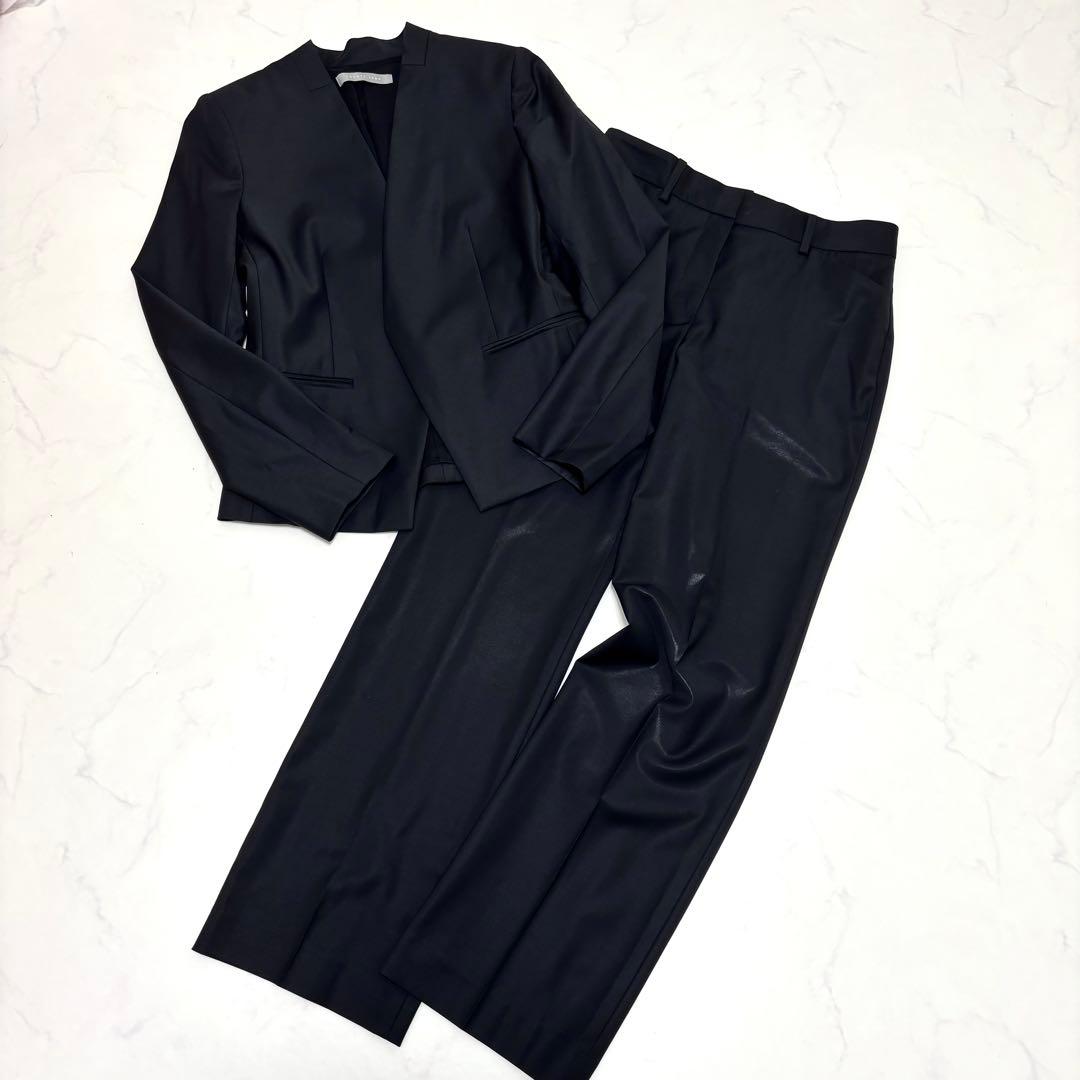 【極美品 近年モデル】セオリーリュクス エグゼクティブ セットアップスーツ 黒
