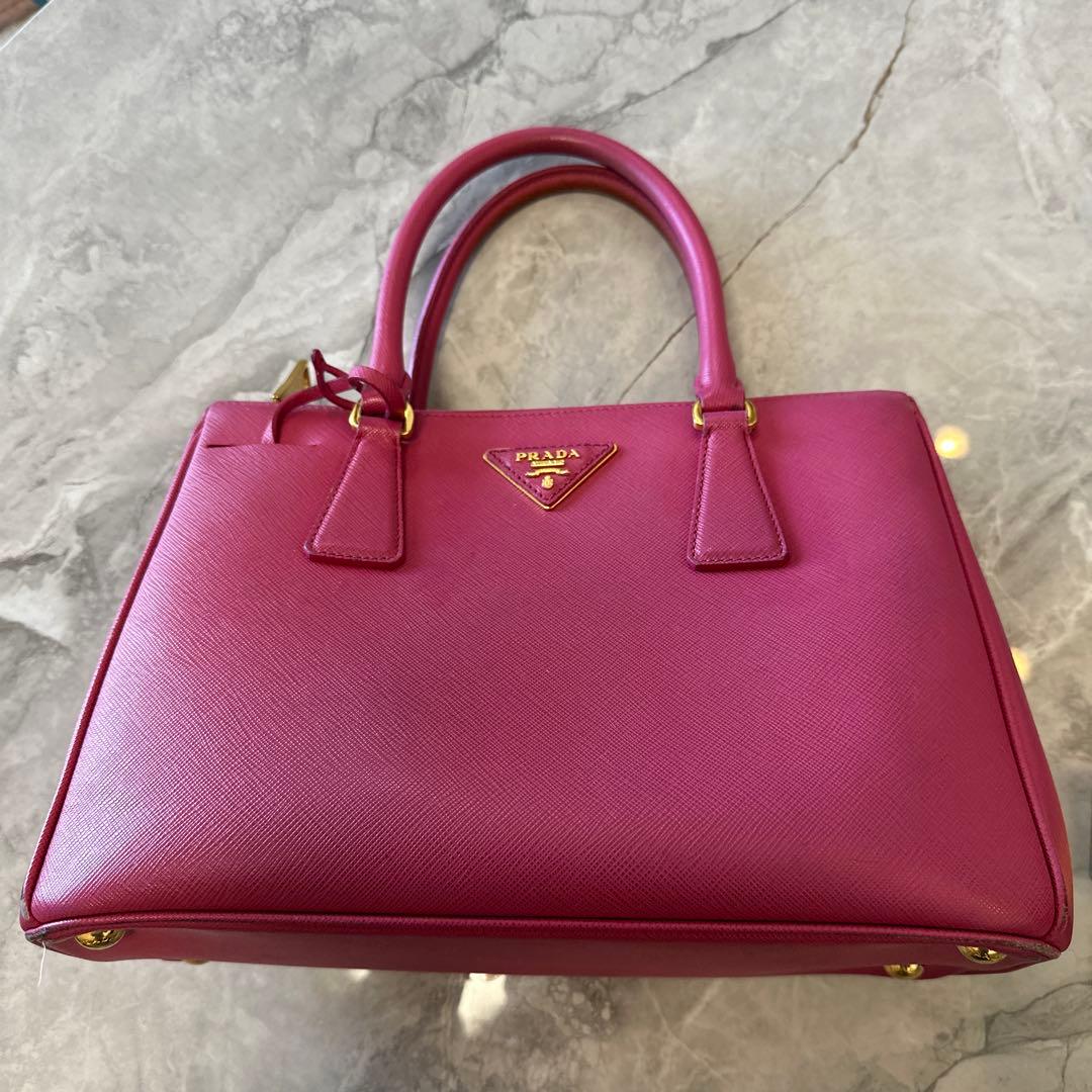 PRADA トートバッグ　ピンク