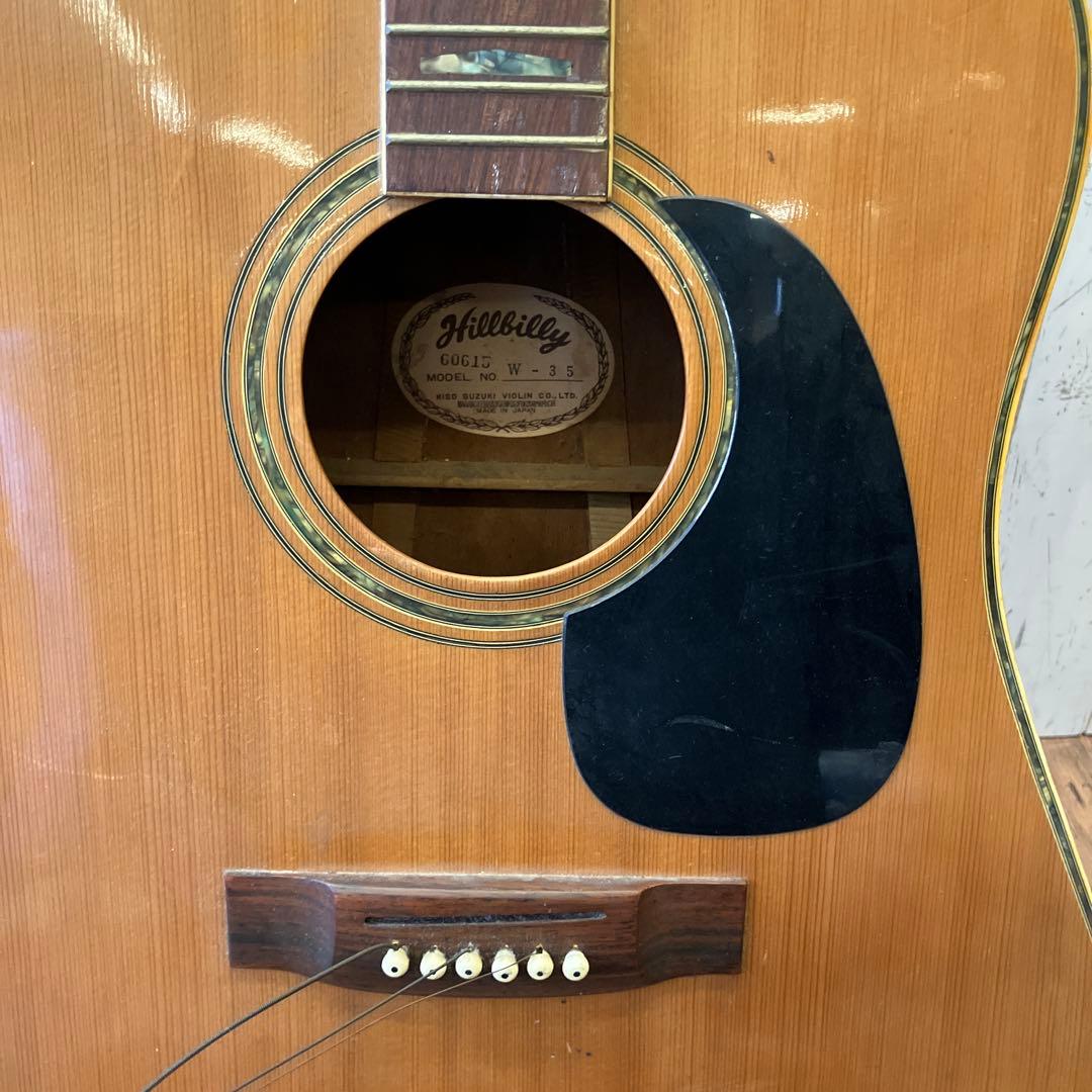 ジャンク品 ヒルビリー Hellbilly W-35 アコースティックギター