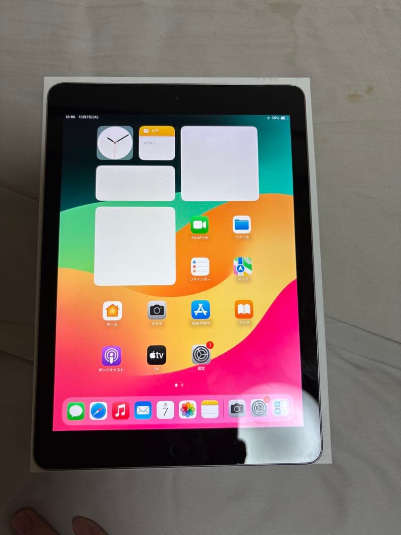 iPad 第6世代 32gb バテッリ容量93% simフリー