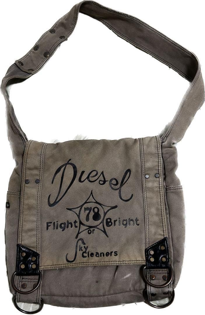 バッグ Archive Diesel grunge messenger bag y2k