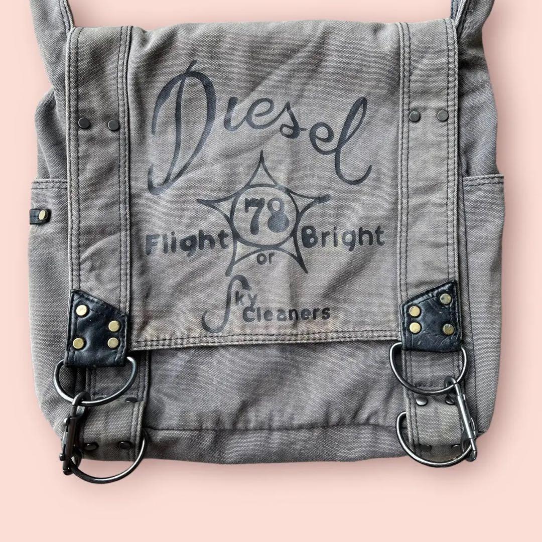 バッグ Archive Diesel grunge messenger bag y2k