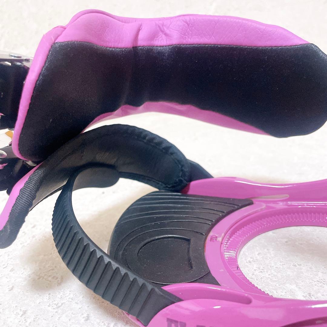 良品 ELAN RUBY JP エラン バインディング スノーボード ラベンダー