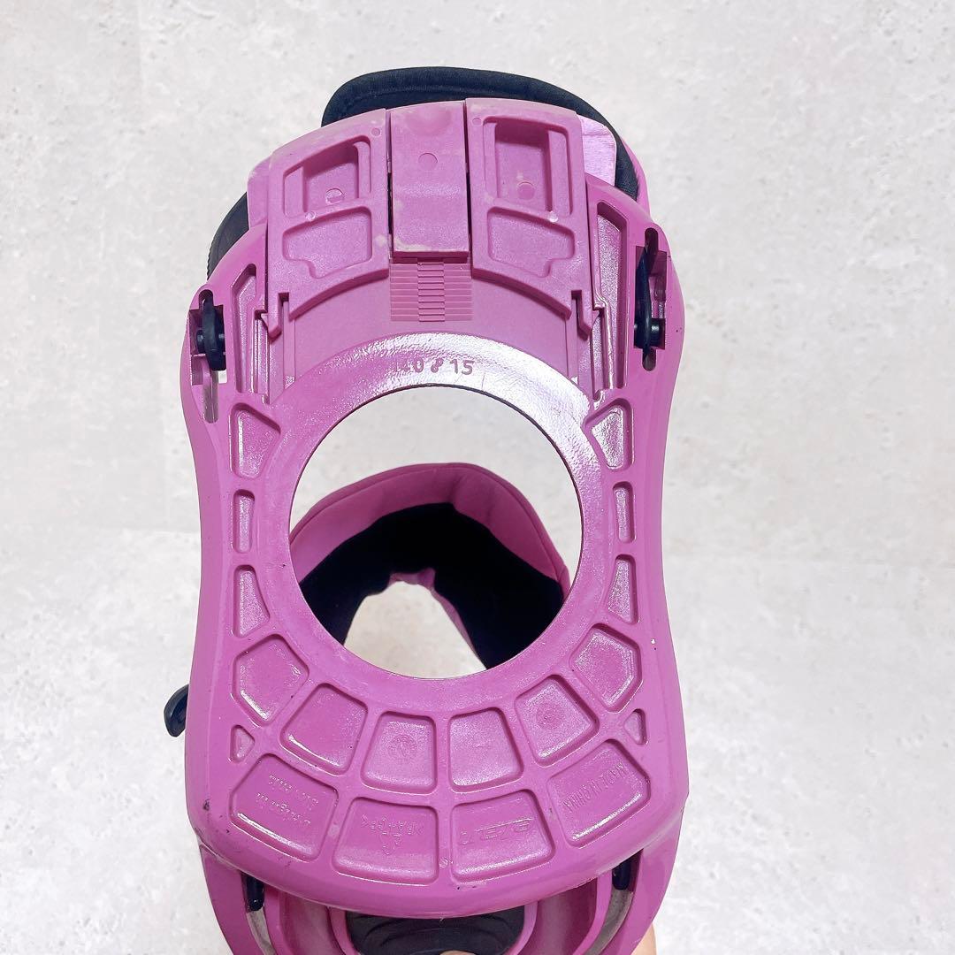 良品 ELAN RUBY JP エラン バインディング スノーボード ラベンダー