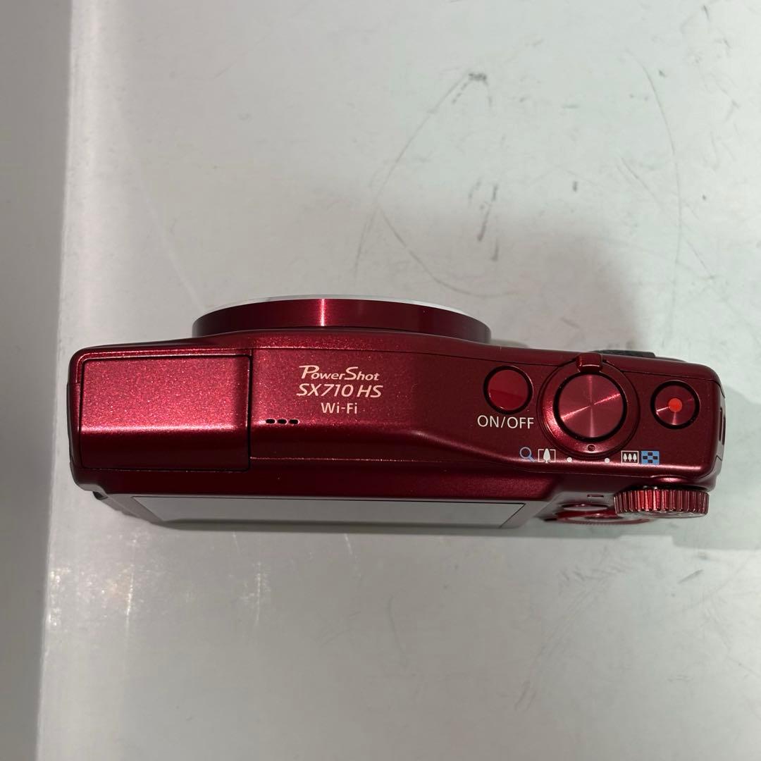 外観美品 Canon PowerShot SX710HS レッド