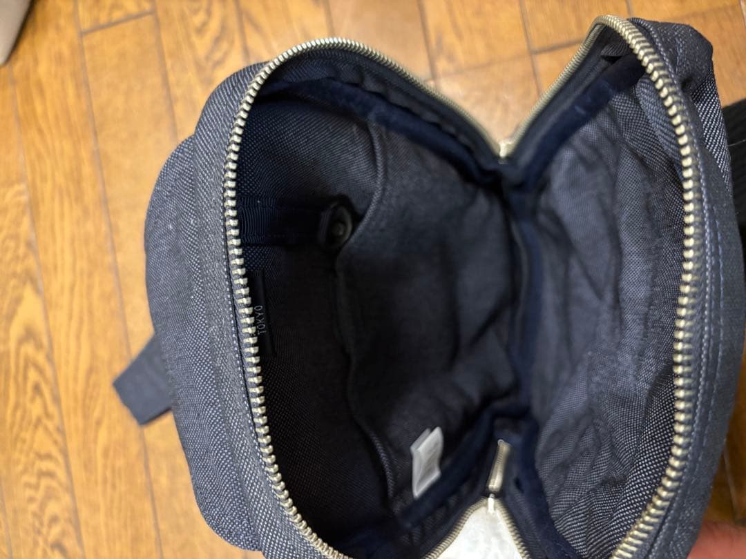 【美品】ポーター スモーキー ワンショルダーバッグ ボディバッグ ブラック