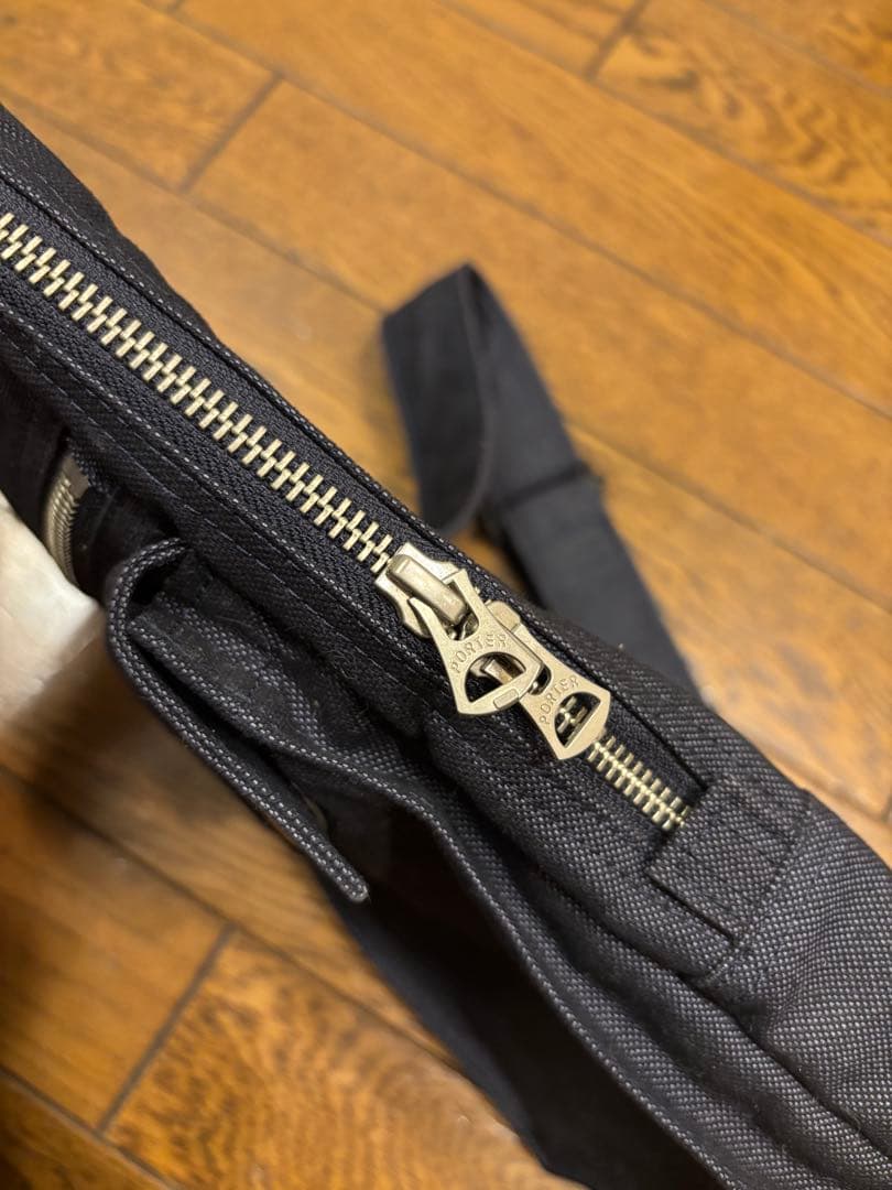 【美品】ポーター スモーキー ワンショルダーバッグ ボディバッグ ブラック