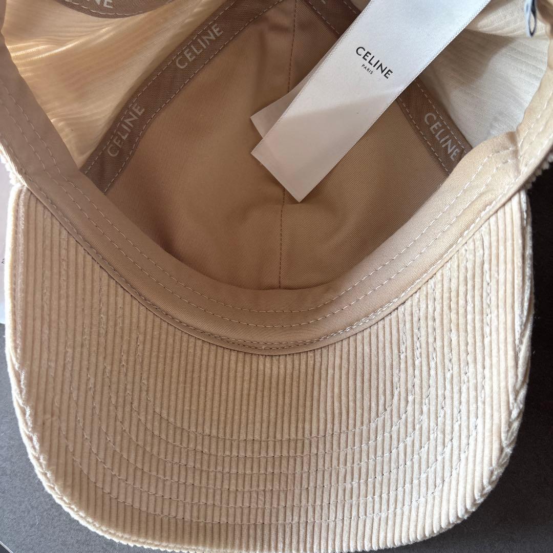CELINE コーデュロイ キャップ M