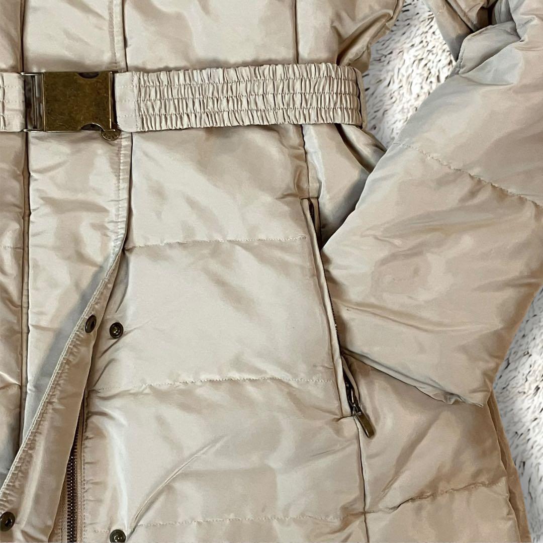 ◆23区◆ダウンコート 40 LIMONTA生地 玉虫色パールベージュ　927E