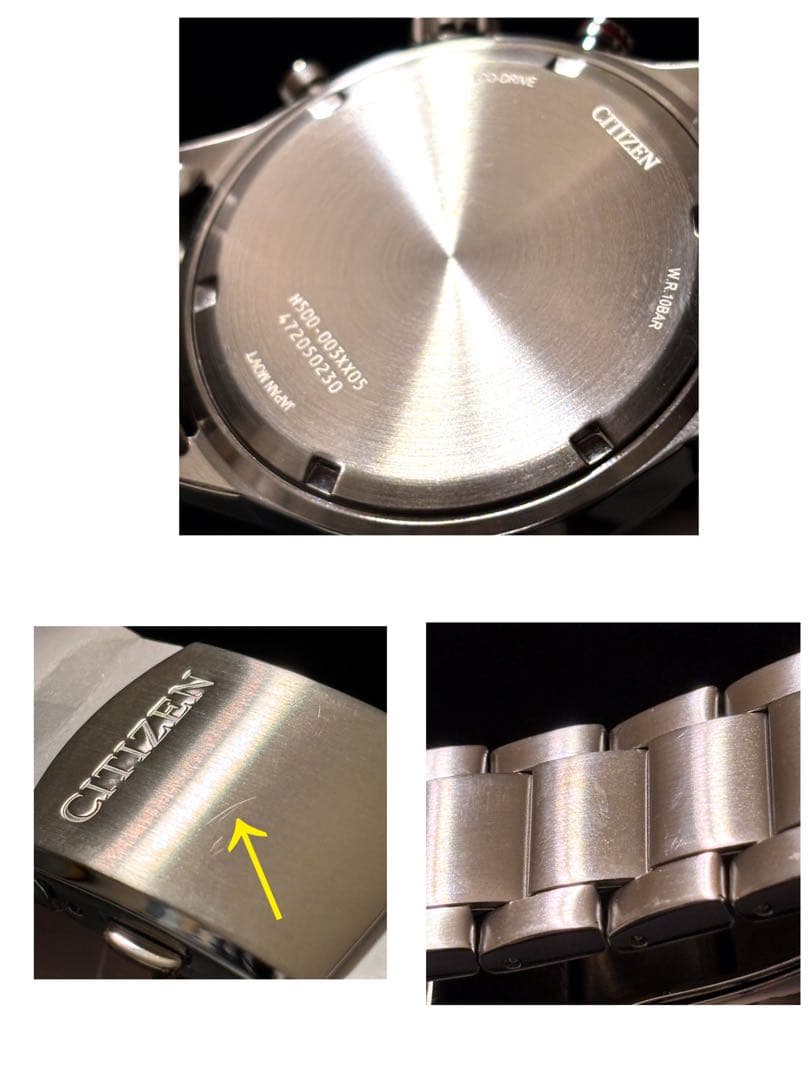 【CITIZEN】展示品特価/シチズン/メンズ腕時計/エコドライブ/クロノグラフ