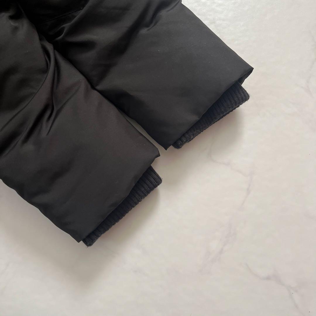 ローレンラルフローレン　ダウンコート　ショールカラー　フード　ロング　黒　M相当