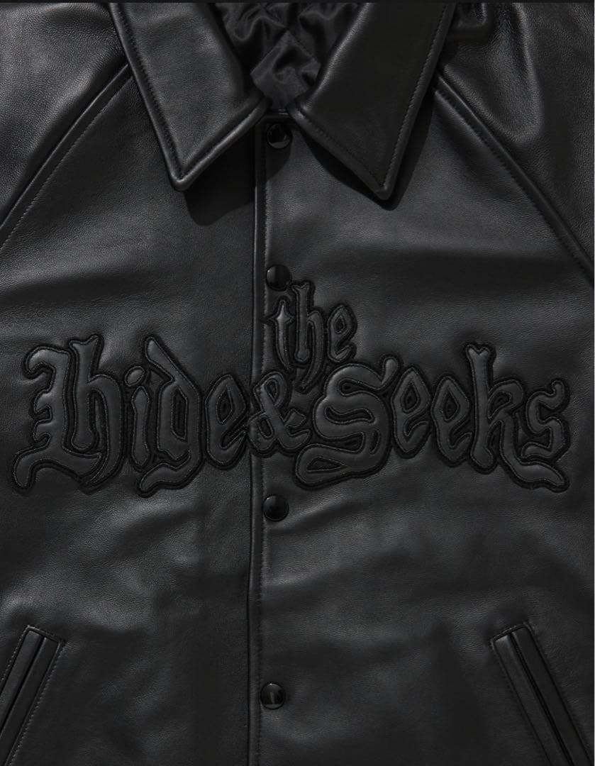 HideandSeek×Toru Nishiura Leather Jacket