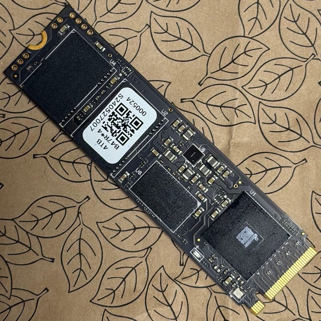 内蔵型SSD 4TB M.2 NVMe 2280 PCIe Gen4.0x4 SSD