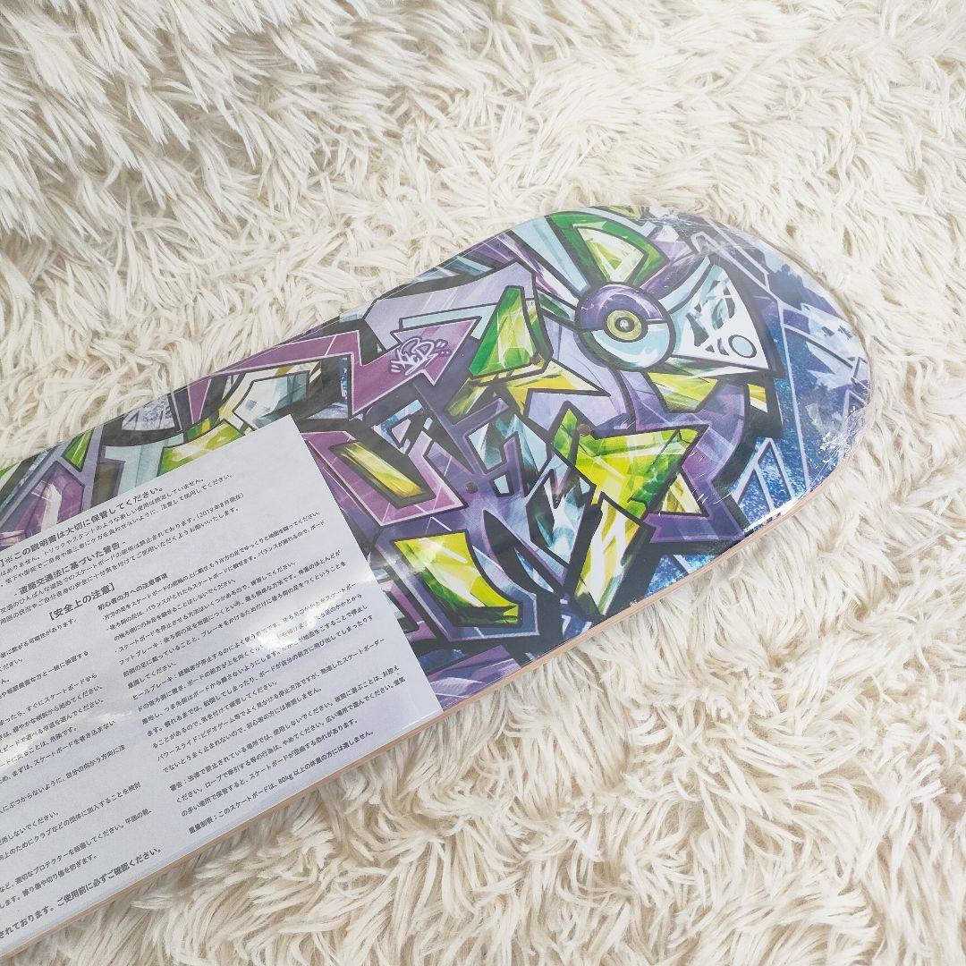 新品 ポケモンセンターシブヤ限定 GraffitiArt スケートボードデッキ