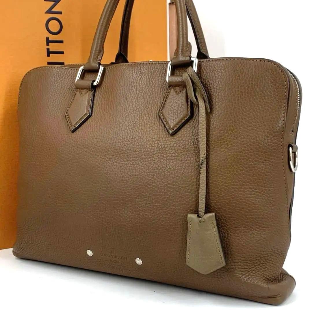 ルイヴィトン アルマンドPM アヴァーヌ ブリーフケース ビジネスバッグ 茶