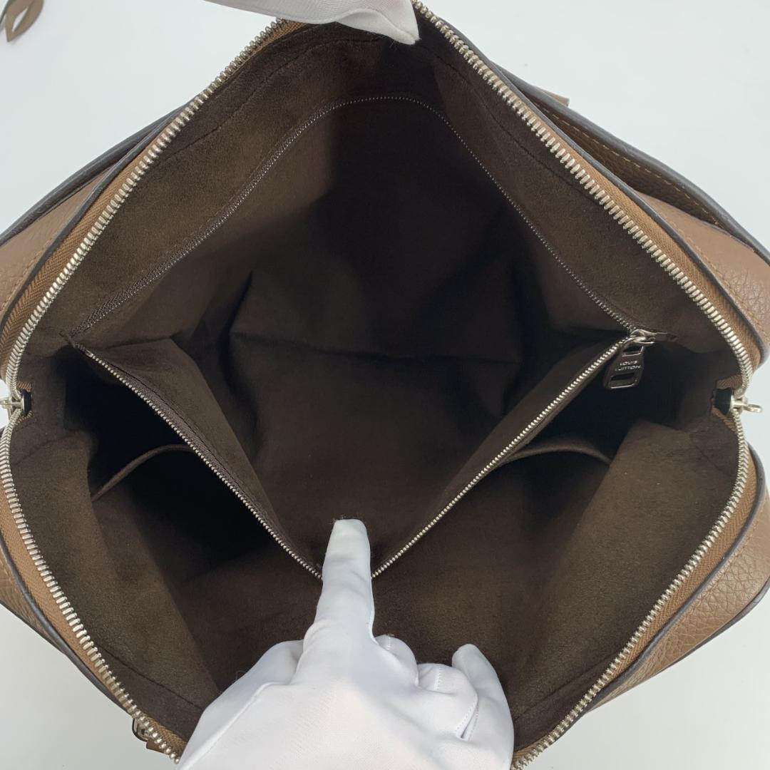 ルイヴィトン アルマンドPM アヴァーヌ ブリーフケース ビジネスバッグ 茶