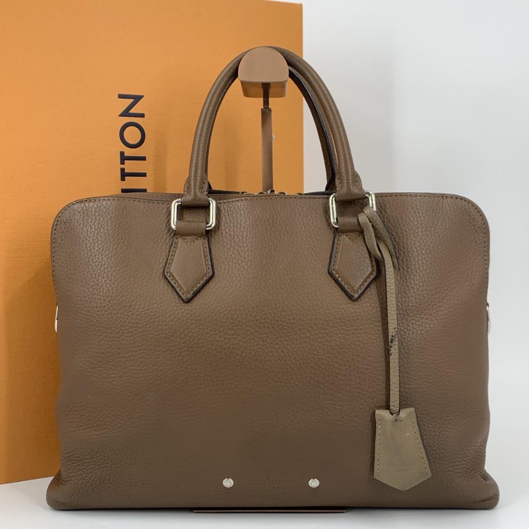 ルイヴィトン アルマンドPM アヴァーヌ ブリーフケース ビジネスバッグ 茶