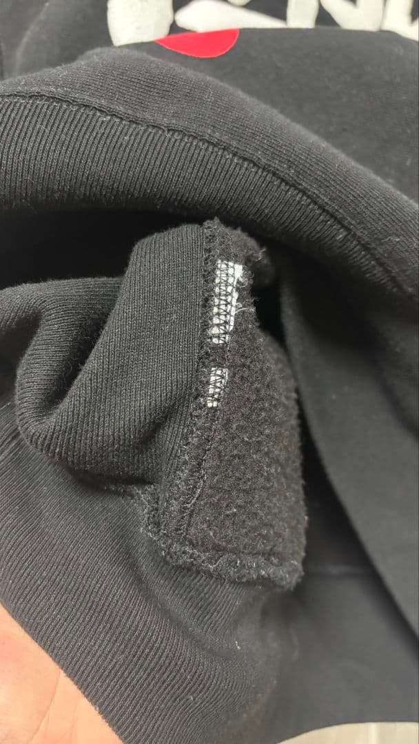 お値下げMOBB ハートデザイン ブラックパーカー