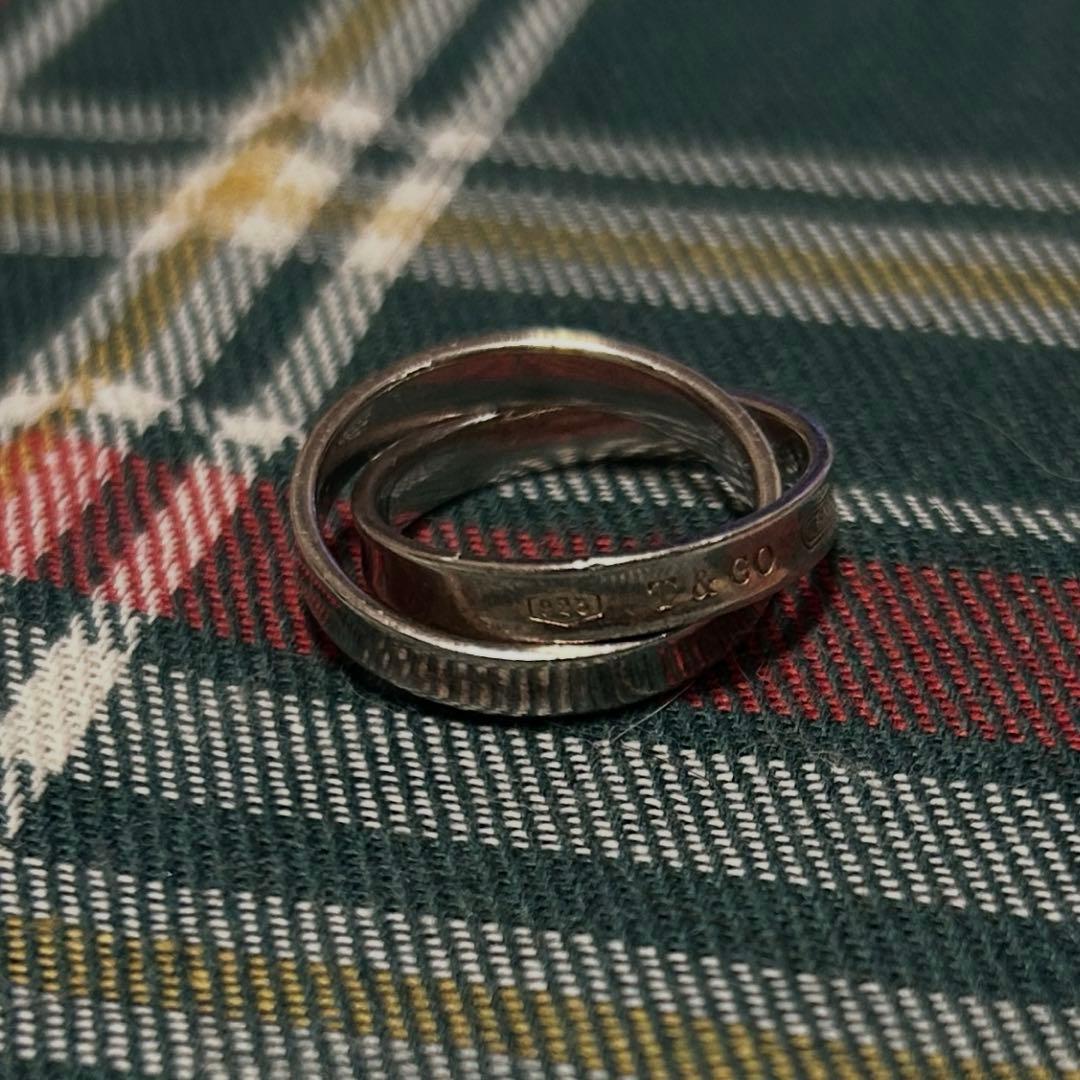 TIFFANY&Co. ティファニー インターロッキング リング925 1837