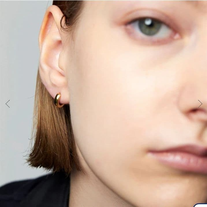 【4℃ HOMME+】片耳用ピアス(カラー：ゴールド)