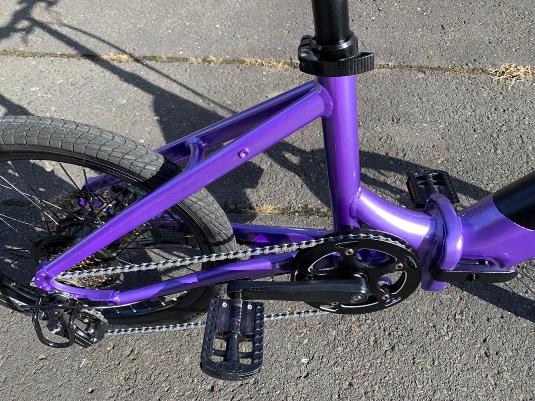 【動作確認済】送料無料 ディスク式折りたたみ電動自転車9.6Ah 7速20インチ