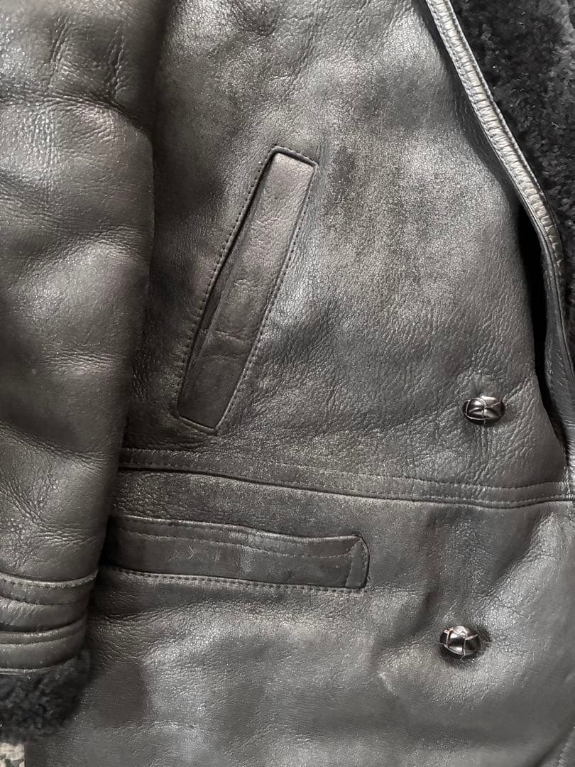 CERABATI ムートンコート ブラック