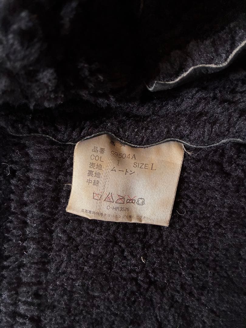 CERABATI ムートンコート ブラック