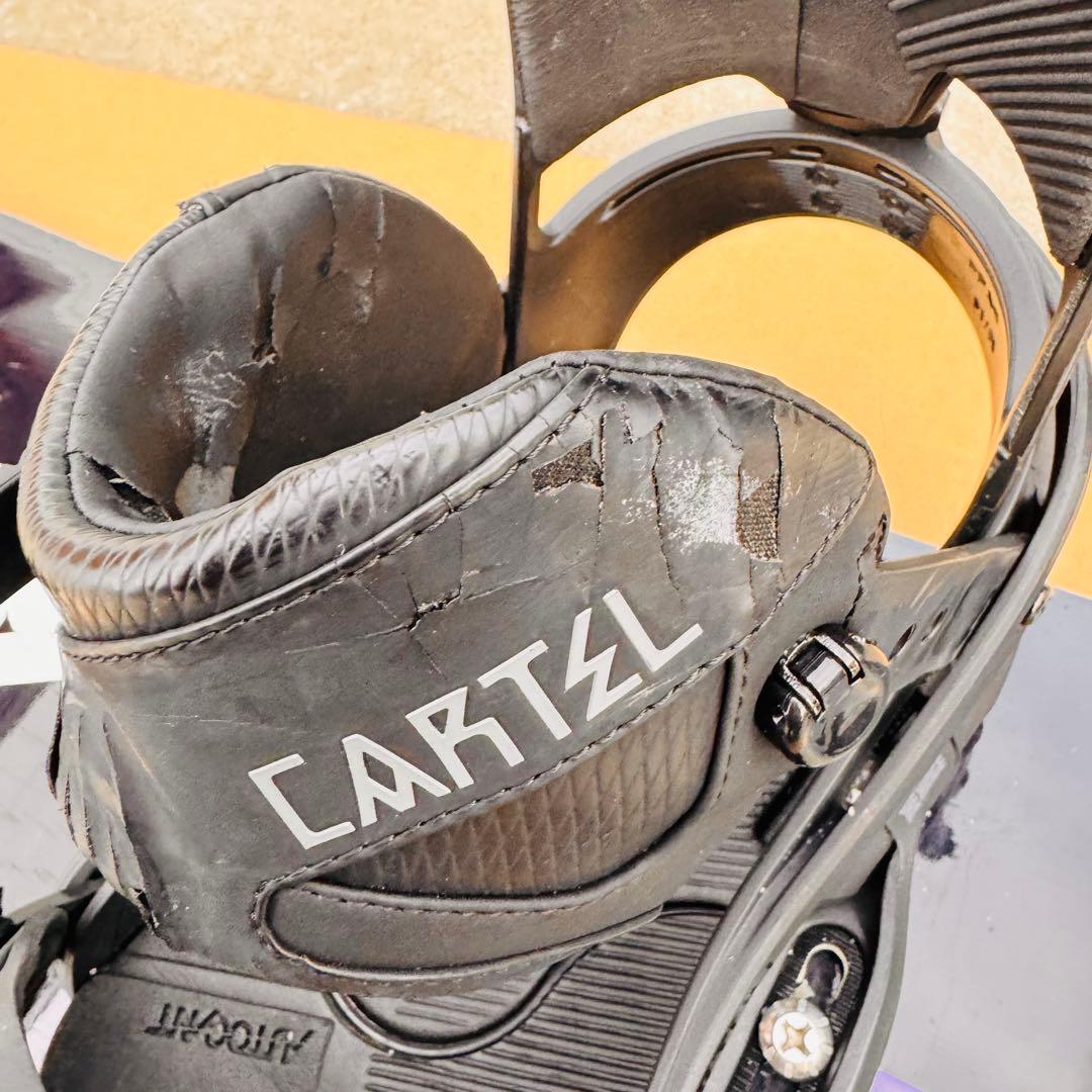 スノーボード BURTON セット X8V EST 154.5 カーテル