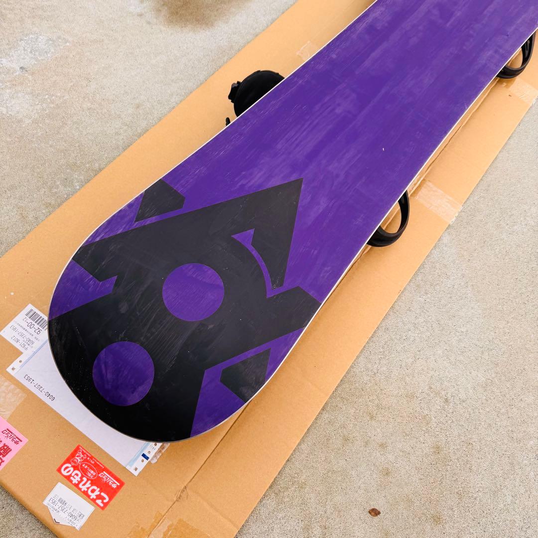 スノーボード BURTON セット X8V EST 154.5 カーテル