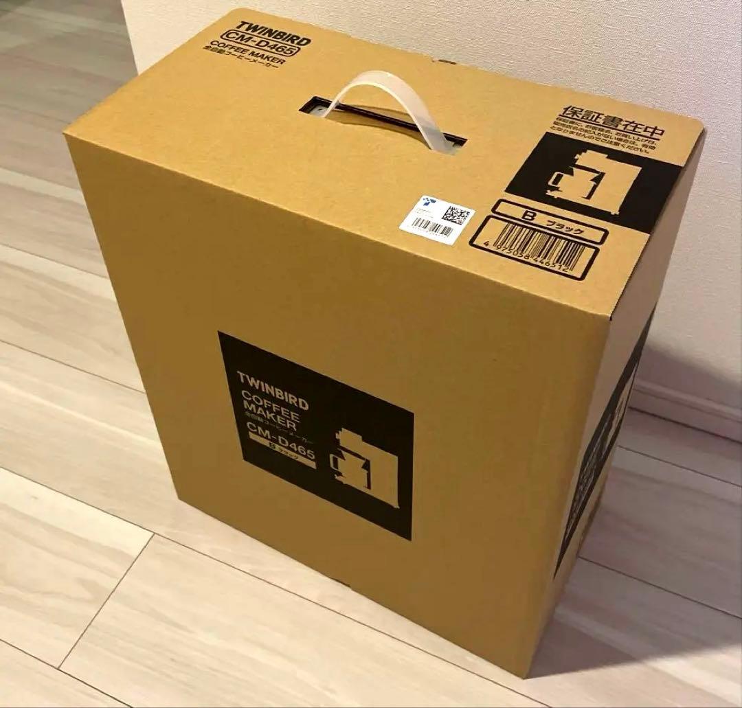 ツインバード　コーヒーメーカー　6杯用　CM-D465B 未開封