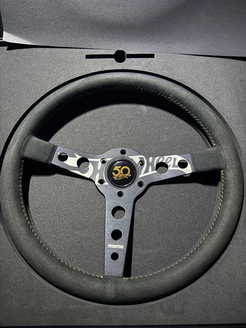 MOMO Hot Wheels ステアリングホイール 50周年記念