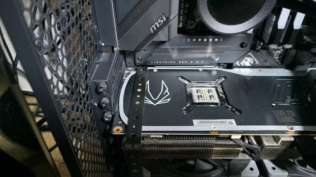 【完動品】ZOTAC RTX4090 TRINITY OC カスタムファン付き