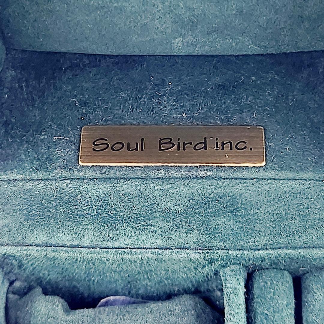 ソウルバード 1本用 メイプル材 腕時計ケース グリーンラムレザー 内装 鍵付き