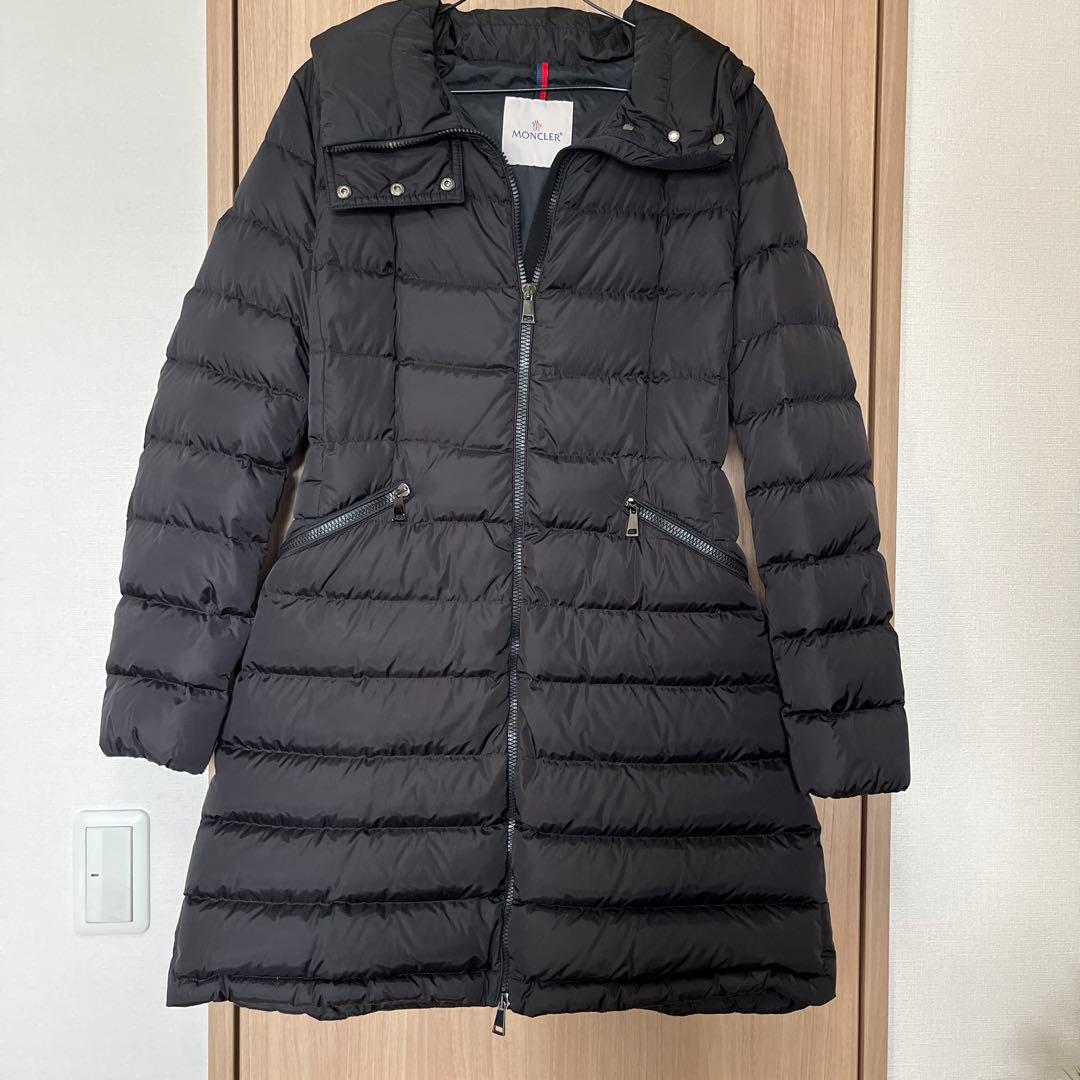 mi　MONCLER モンクレール　ダウン　ロング　ブラック Lサイズ