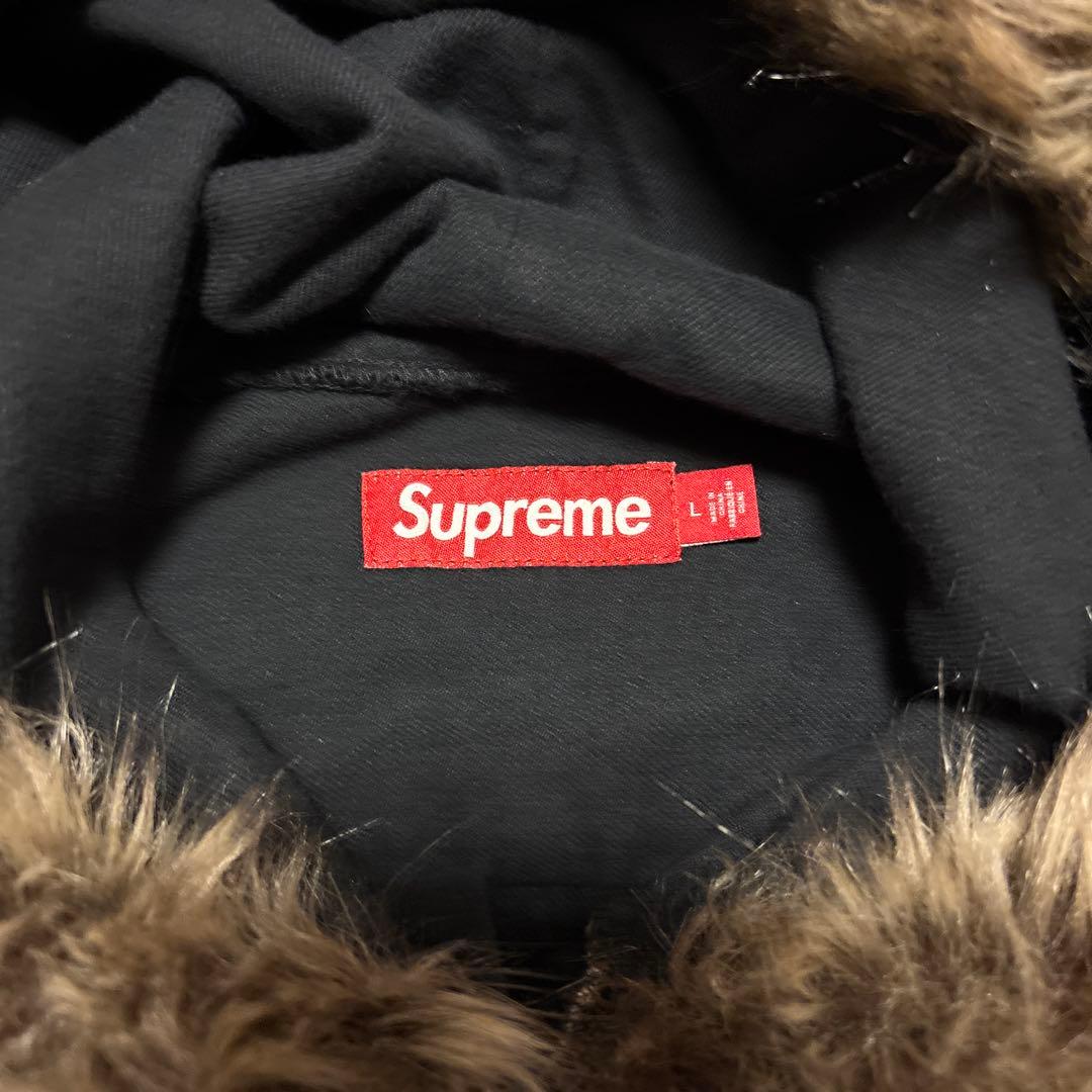 supreme L 人気 シュプリーム N-3B ファー付ミリタリージャケット