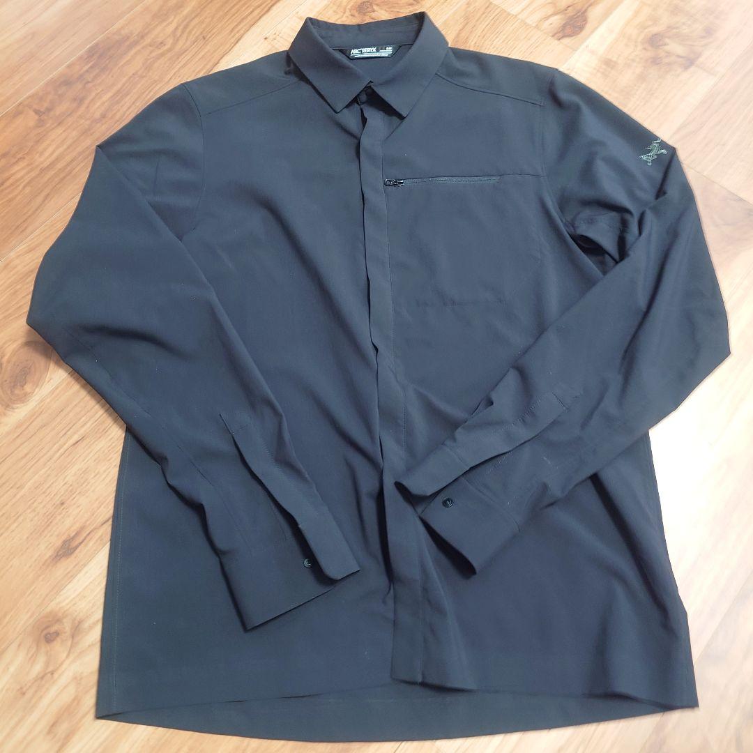 スカイライン ロングスリーブシャツ LS メンズ S 長袖 ブラック 入手困難