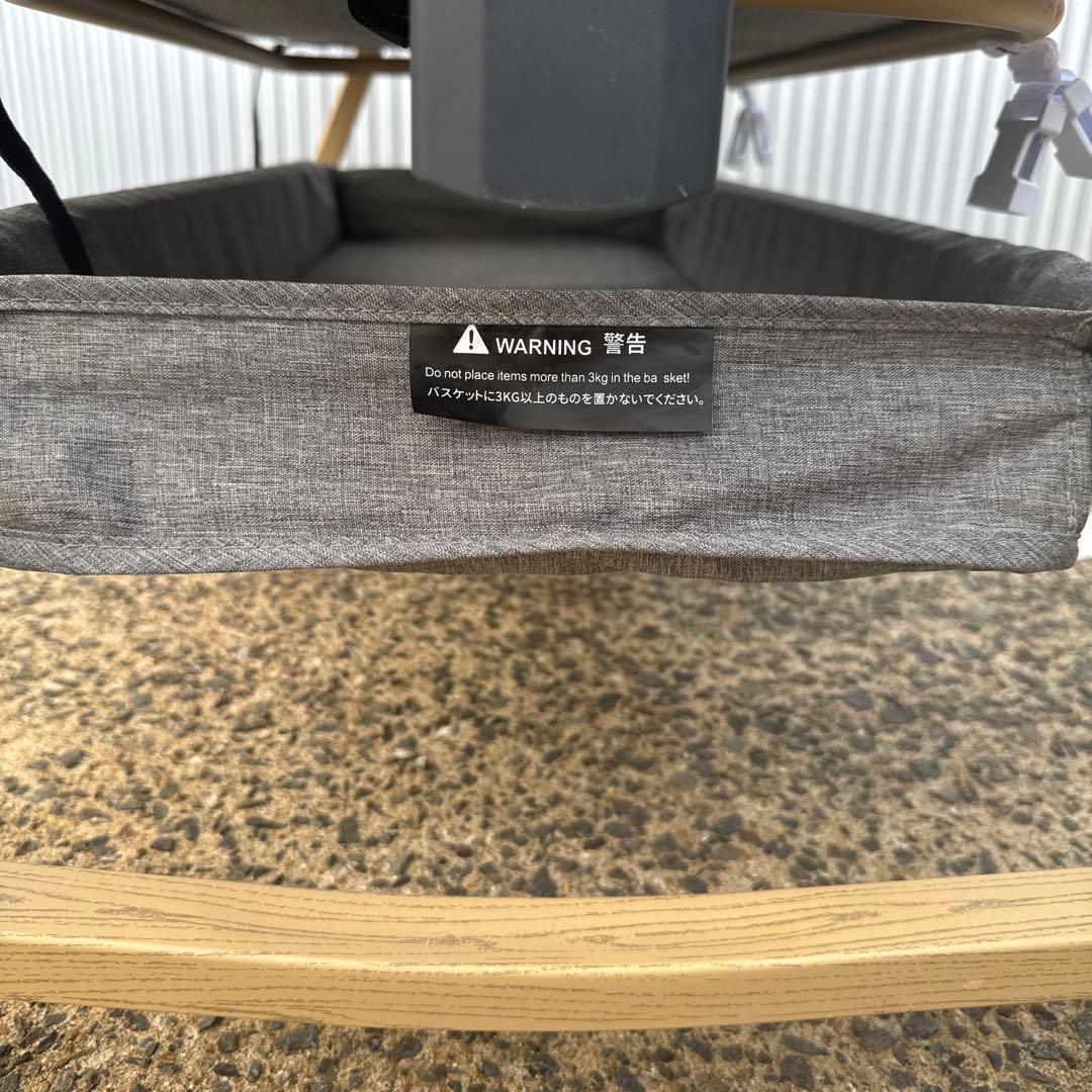 山087美品ベビーベッド グレー playkids Maydolly HZDMJ