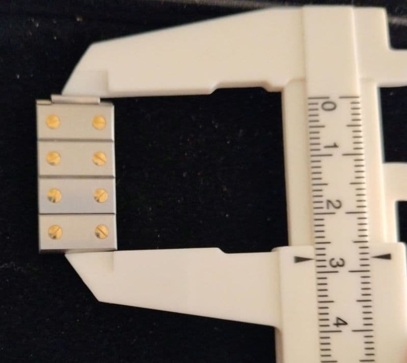 CARTIER サントス カルティエ純正4コマ13.5mmK18SS新品