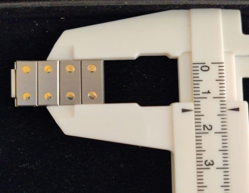 CARTIER サントス カルティエ純正4コマ13.5mmK18SS新品