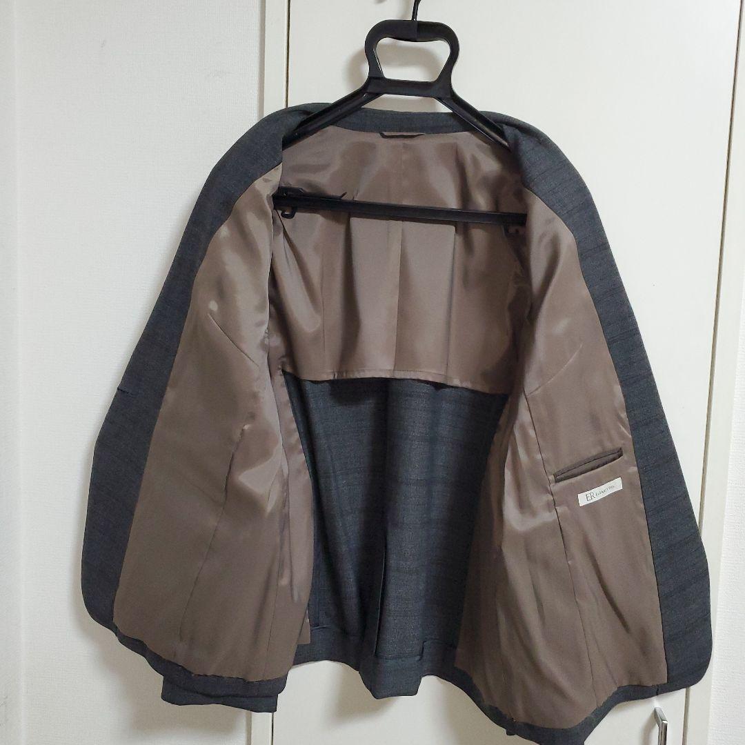 レディース　パンツスーツ グレー系　上下セット　大きいサイズ　17号