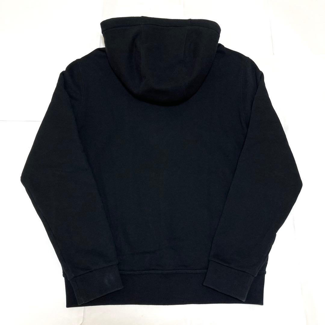 美品 BURBERRY バーバリー ノバチェック ジップパーカー スウェット 黒