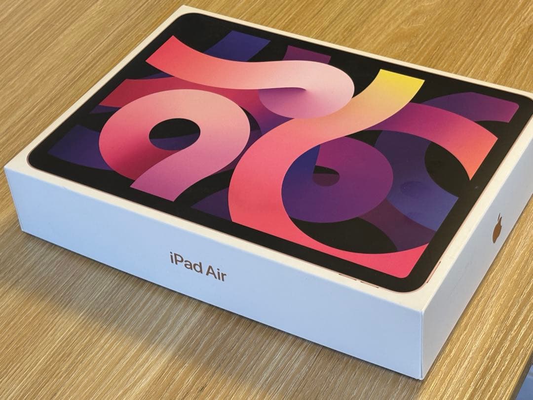 iPad Air 第4世代 ローズピンク 64GB 箱/充電器、ケーブル付き