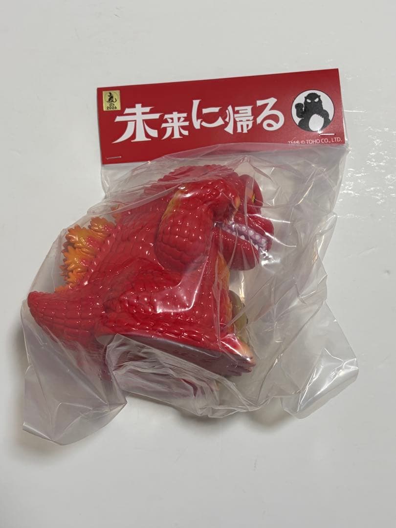 未来に帰る 招きゴジラ 赤 ソフビ ワンフェス WF2026W GODZILLA